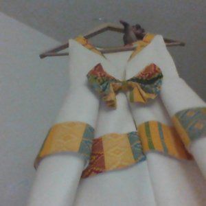 An African  Kente dress